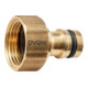 GEKA plus-Raccord à robinet, système de connexion, KTW, laiton, FI G3/4" bleu-1