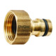 GEKA plus-Raccord à robinet, système de connexion, KTW, laiton, FI G3/4" bleu-4