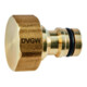 GEKA plus Raccord aveugle KTW, système à emboîtement, MS, laiton, SB KTW-1