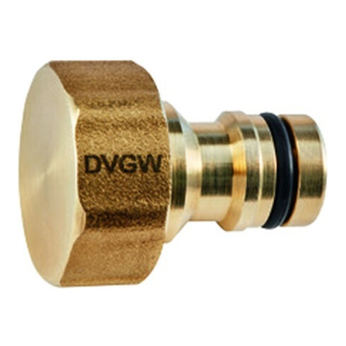 GEKA plus Raccord aveugle KTW, système à emboîtement, MS, laiton, SB KTW