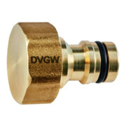 GEKA plus Raccord aveugle KTW, système à emboîtement, MS, laiton, SB KTW