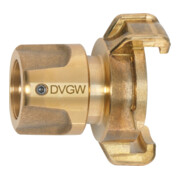 GEKA plus Raccord de liaison système à emboîtement KTW, laiton, douille et griffe, SB
