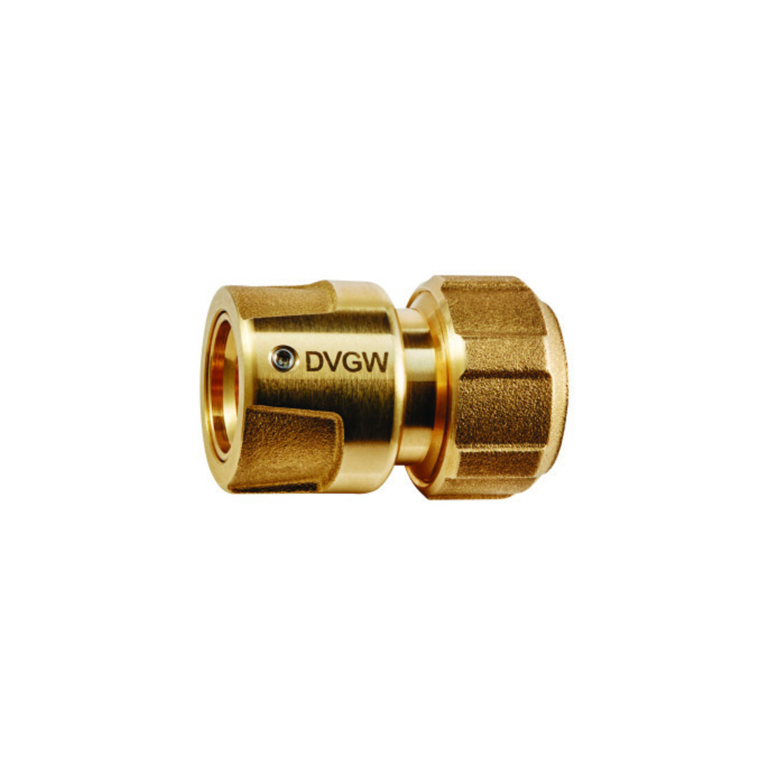 GEKA plus Raccord de tuyau, système à emboîtement, KTW, laiton, 3/4"-19mm Bl