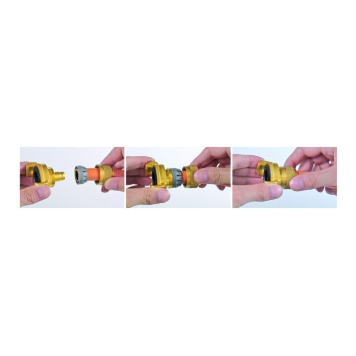 GEKA plus Raccord de tuyau Z, 2 pièces, MS, 1/2", SB
