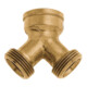 GEKA plus Raccord en T MS, FI G3/4", 2x FM G3/4", SB-1