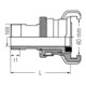 GEKA plus-Raccord fileté K, SH, MS, AG G1", SB-4