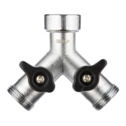 GEKA plus Robinet à deux voies MF G3/4 2xMG G3/4MS Cr plus