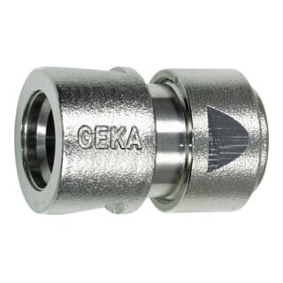 GEKA plus-Schlauchstück St-Sys.,MS, 1/2", 13mm,SB m. Spannmutter plus