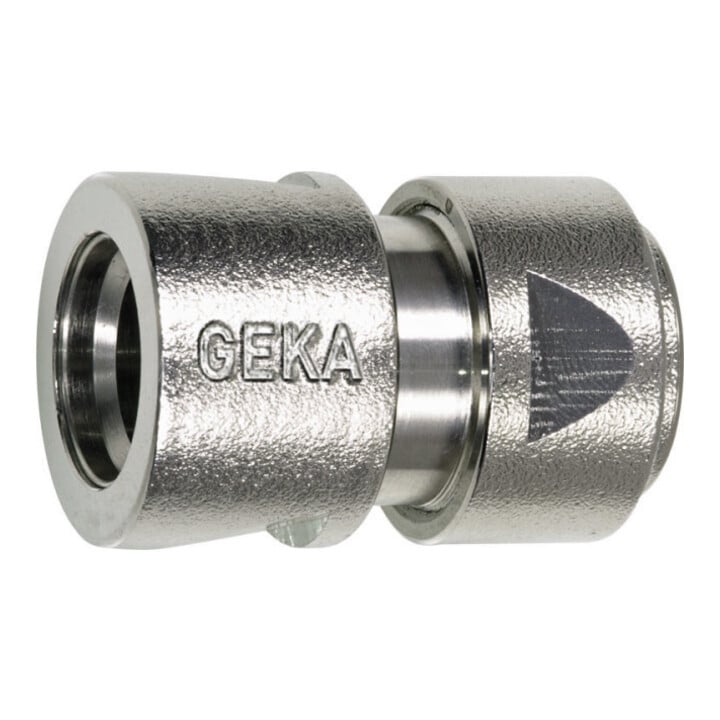 GEKA plus-Schlauchstück St-Sys.,MS, 1/2", 13mm,SB m. Spannmutter plus