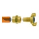 GEKA plus-Schlauchstück XK, MS, 3/4", 19mm, DVGW, KTW BWGL, SB