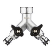 GEKA plus Valve à deux voies Système à emboîtement IG G 3/4" MS Cr EAN