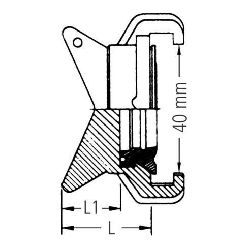 GEKA® plus-Blindkupplung KS