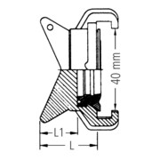 GEKA® plus Raccord aveugle KS-4