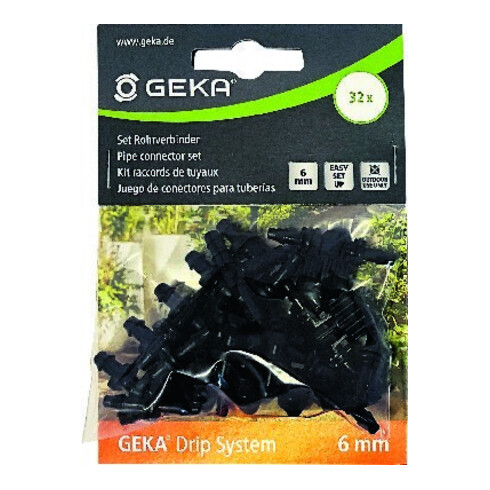 GEKA Raccord de tuyau 6 mm, 32x Drip