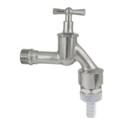GEKA Robinet 1/2" AG G1/2MS chrome mat avec aérateur de tuyau-3
