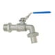 GEKA Robinet à bille VA, poignée bleue, 3/4", SB avec poignée bleue-4