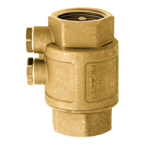 GEKA Robinet intermédiaire avec vis de purge, MS, 2xFI G1.1/4", SB Vis de purge MS