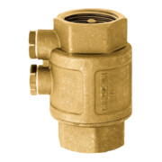 GEKA Robinet intermédiaire avec vis de purge, MS, 2xFI G1.1/4", SB Vis de purge MS