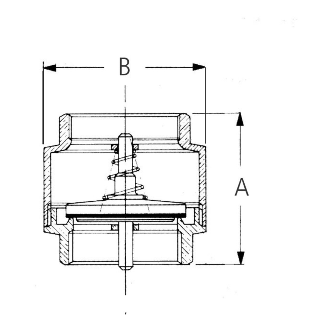 GEKA Robinet intermédiaire MS, 2xF M22,5, SB