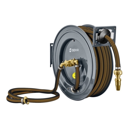 GEKA Schlauchaufroller plus ,PA20GSK, inkl 15m-EPDM-Schlauch EURO TRIX 3/4
