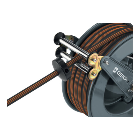 GEKA Schlauchaufroller plus ,PA30GSK, inkl 25m-EPDM-Schlauch EURO TRIX 3/4