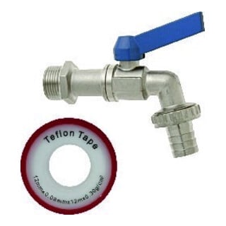 GEKA Set de robinet à bille 1/2"-10mm MS Ni