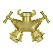 GEKA Valve deux voies MS avec valve R et raccord, emballage suspendu et raccord, emballage suspendu-3