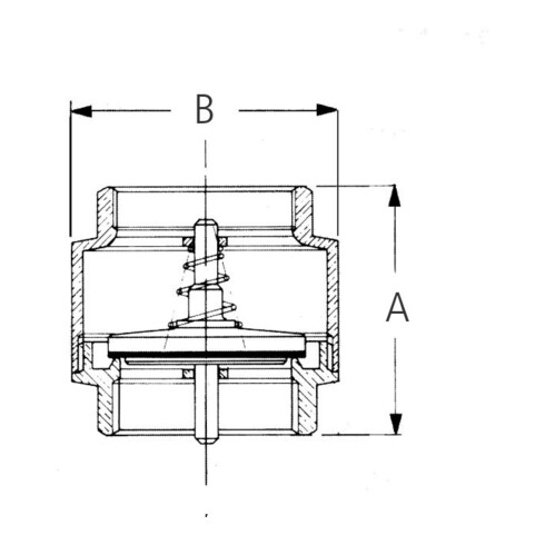 GEKA Valve intermédiaire MS, 2xMF G1", SB