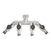 GEKA Vanne quatre voies FF G 3/4" MS Cr Carte plus système à emboîtement-3