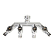 GEKA Vierwegeventil IG G 3/4" MS Cr Karte plus Stecksystem-3