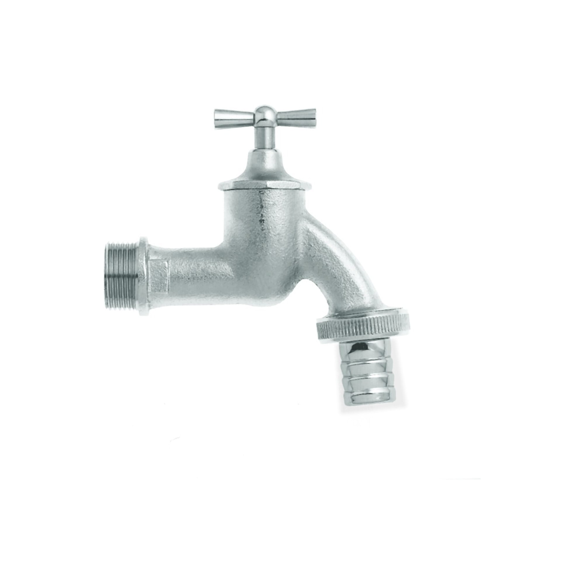 GEKA Wasserhahn 1/2"-AG G1/2MS Cr matt m.Rohrbelüfter