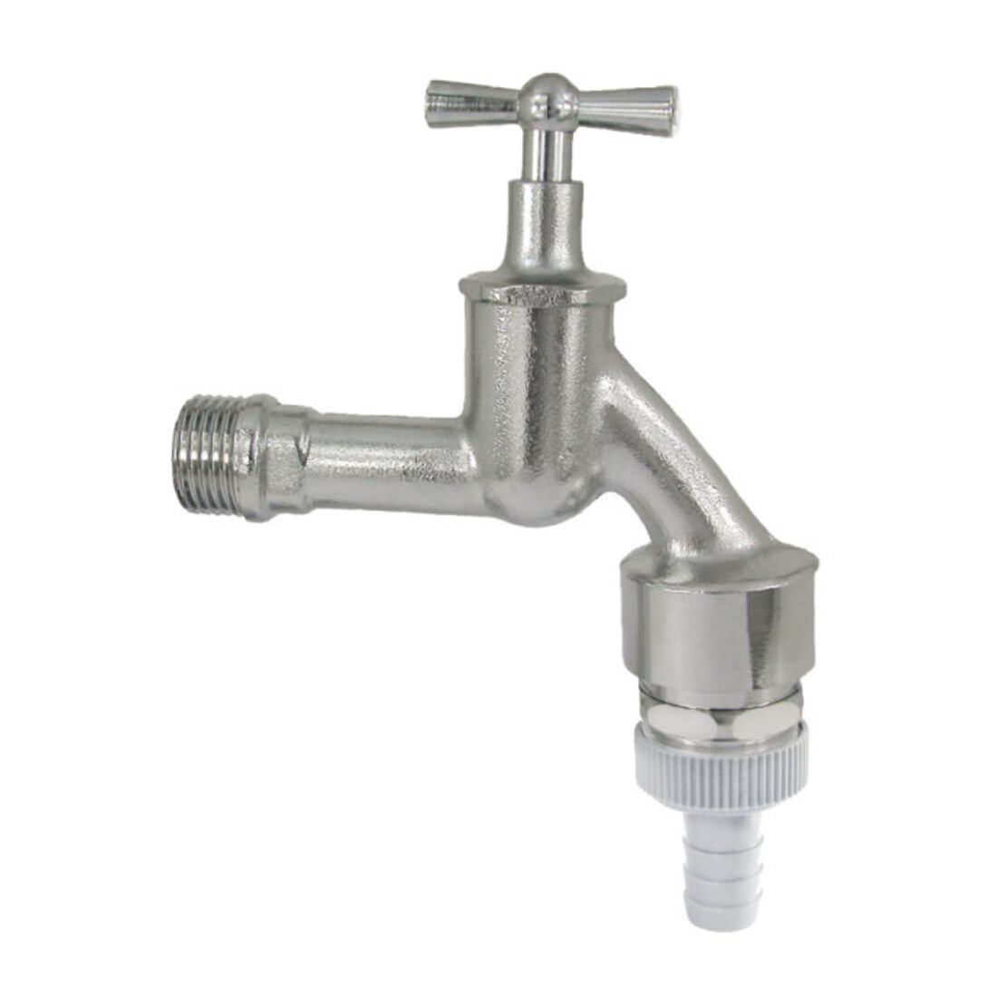 GEKA Wasserhahn 3/4"-AG G3/4MS Cr matt m.Rohrbelüfter