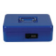Geldkassette MONEY H90xB250xT180mm Gewicht 1,31kg Zahlenschloss blau-1