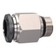 Gerade Steckverschraubung universal short AG 1/2 Zoll SW 21mm kon.8mm RIEGLER