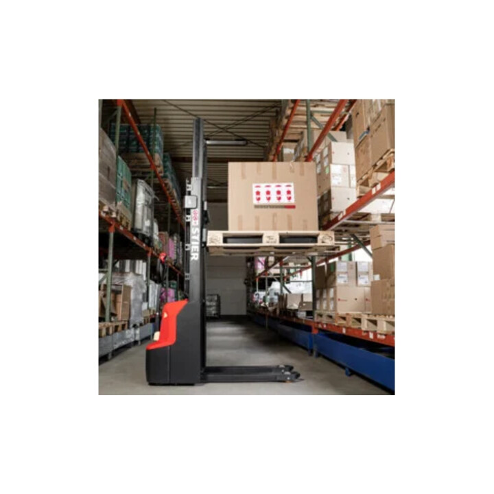 Gerbeur électrique STIER ELY-12, capacité de charge 1 200 kg, hauteur de levage 2 900 mm
