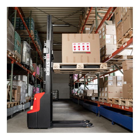 Gerbeur électrique STIER ELY-12, capacité de charge 1 200 kg, hauteur de levage 2 900 mm