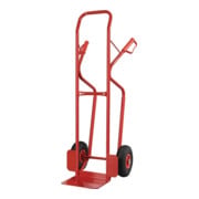 Gerbeur H.1290mm shovel-L245xW300mm pneus pneumatiques Trgf.150 kg rouge carmin-1