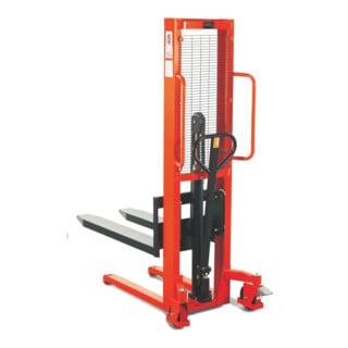 Gerbeur hydraulique STIER, capacité de charge 1 000 kg, hauteur de levée 3 000 mm