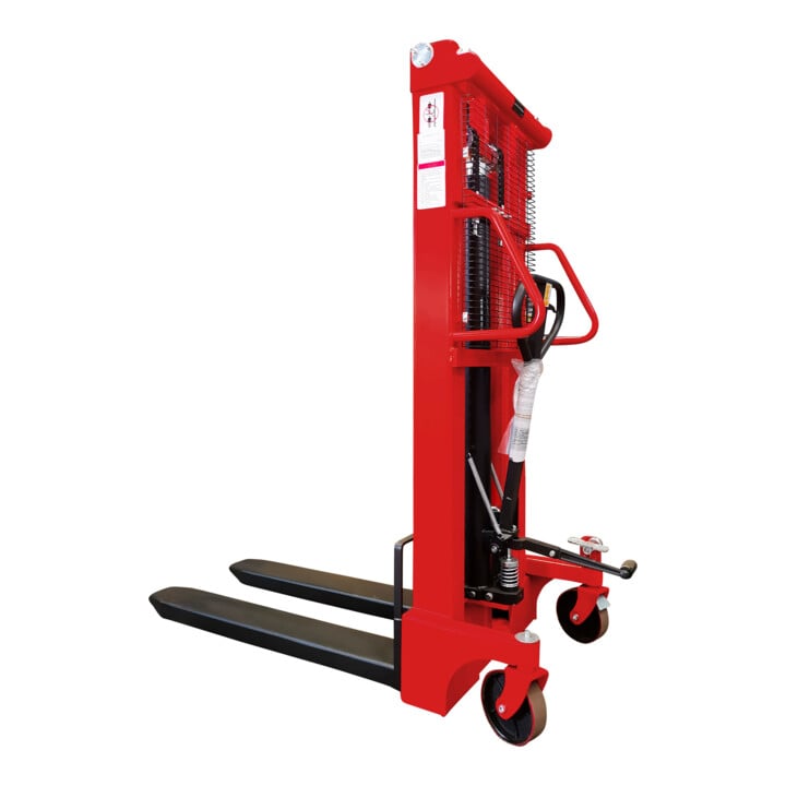 Gerbeur hydraulique STIER, capacité de charge 1000 kg, hauteur de levée 2 500 mm