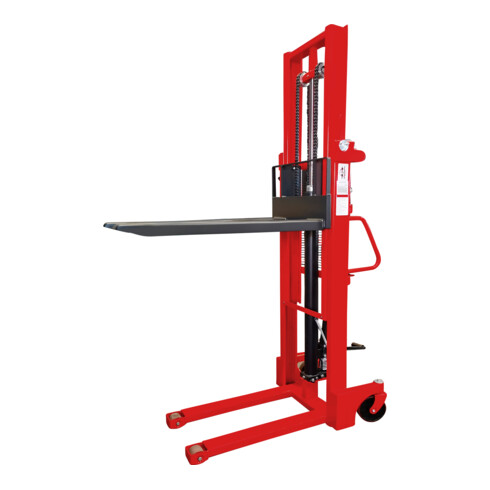 Gerbeur hydraulique STIER, capacité de charge 1000 kg, hauteur de levée 2 500 mm
