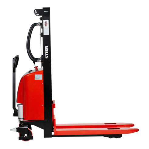 Gerbeur semi-électrique STIER SEL-10 capacité de charge 1 000 kg, hauteur de levage 2 500 mm
