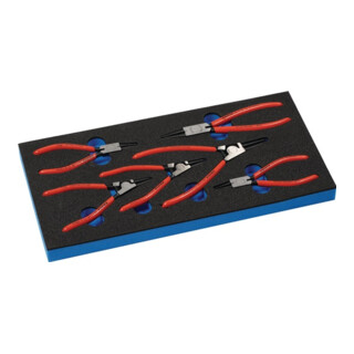 Gereedschapsmodule 6-pc.1/3-module binnen/buitenringen J0-2/A0-2 KNIPEX