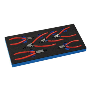 Gereedschapsmodule 6-pc.1/3-module binnen/buitenringen J0-21/A0-21 KNIPEX