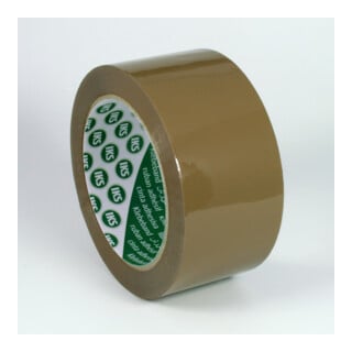 Gerlinger BOPP-Verpackungsklebeband 50mm x 66m, braun Naturkautschukkleber, leise