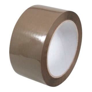 Gerlinger PP-Verpackungsklebeband 50mm x 66m braun Naturkautschukkleber leise abrollend