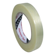 Gerlinger Ruban adhésif filament 50 m x 19 mm, transparent renforcé longitudinalement
