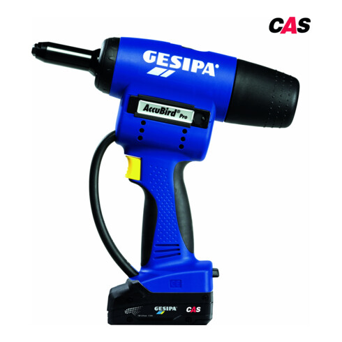 GESIPA AccuBird Pro blindklinknagelmachine op accu, type: CAS