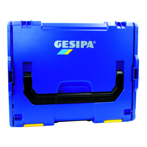 Gesipa Akku-Blindnietmuttern-Setzgerät FireBird Pro Gold Edition mit 2 Li-Ion Akkus 18V - 2,0 Ah / Ladegerät in L-Boxx