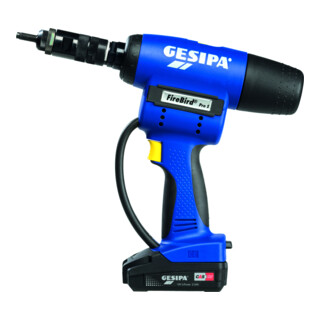 Gesipa Akku-Blindnietmuttern-Setzgerät FireBird Pro S Gold Edition im Karton