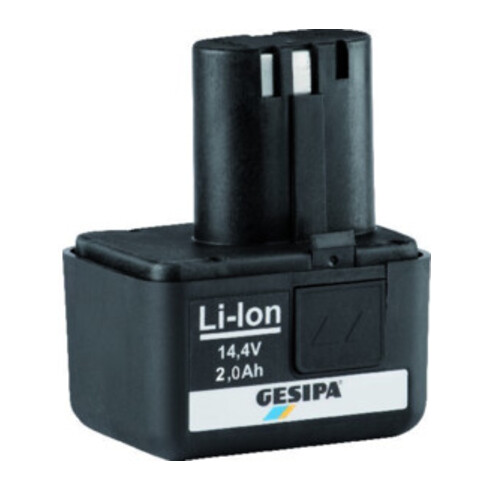 GESIPA Batterie Li-Ion à changement rapide, Capacité: 2,0 Ah